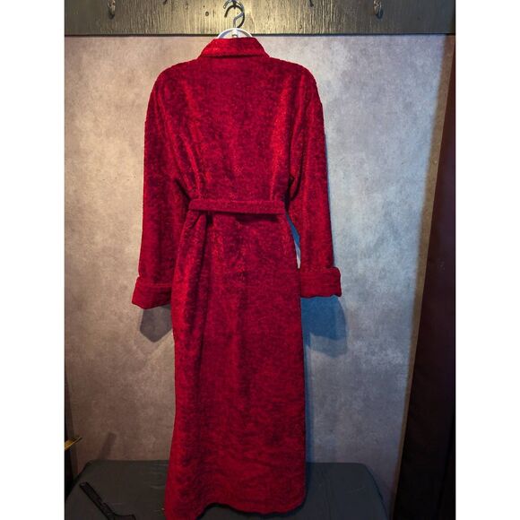 Delicates vintage thick & warm velvet bath robe medium + - Picture 4 of 5